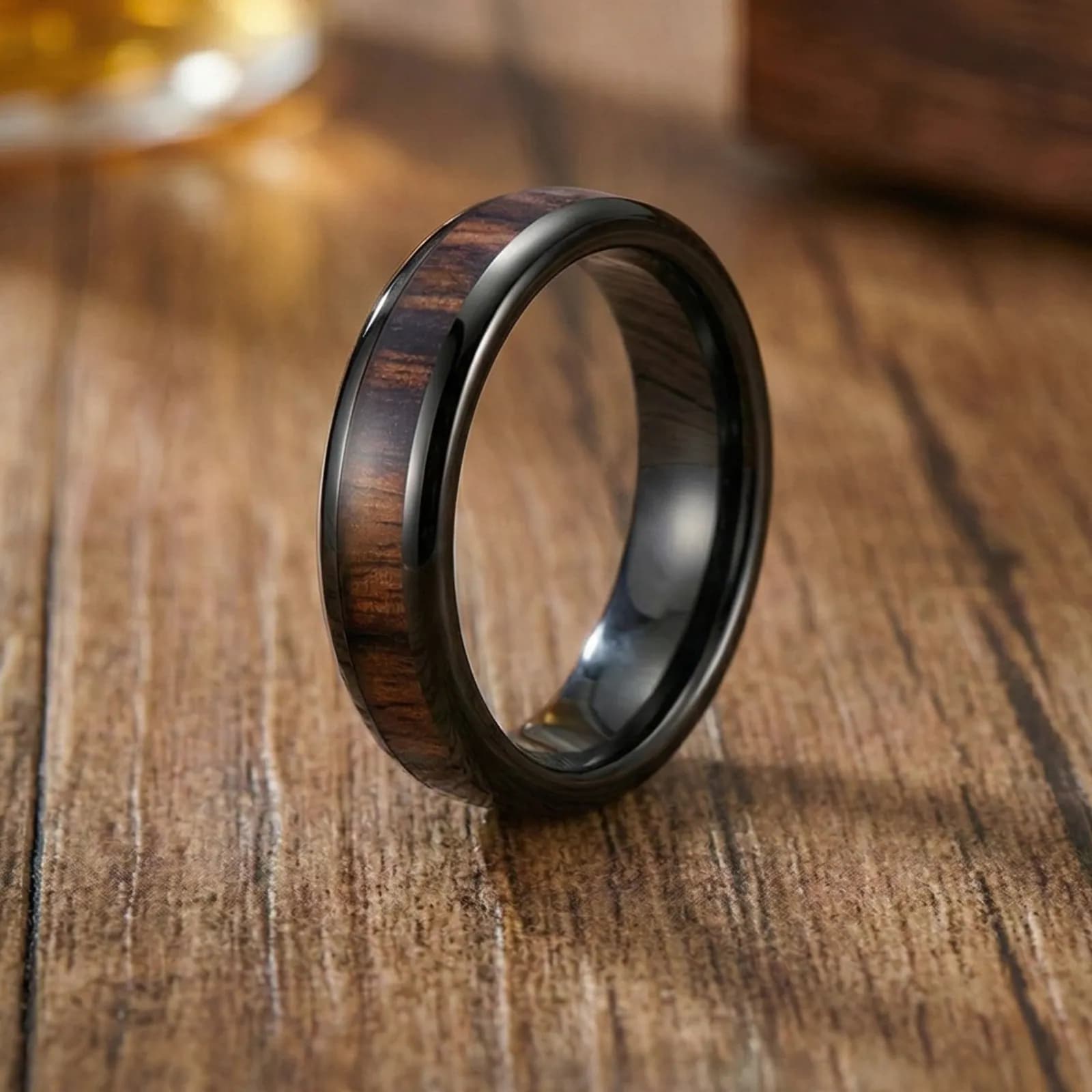 The Haven, men's tungsten carbide wedding band