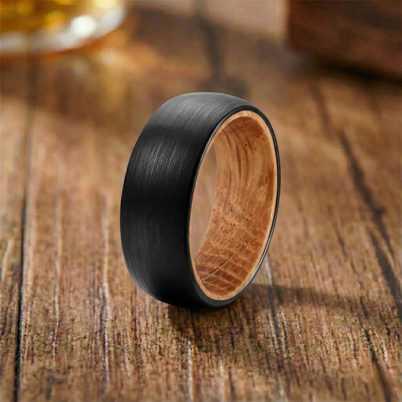 The Solace, men's tungsten carbide wedding band