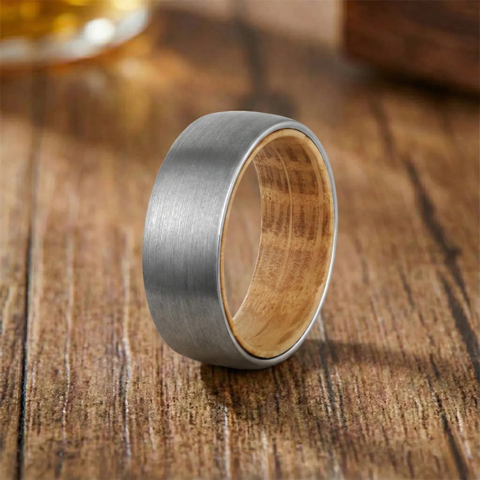 The Summit, men's tungsten carbide wedding band