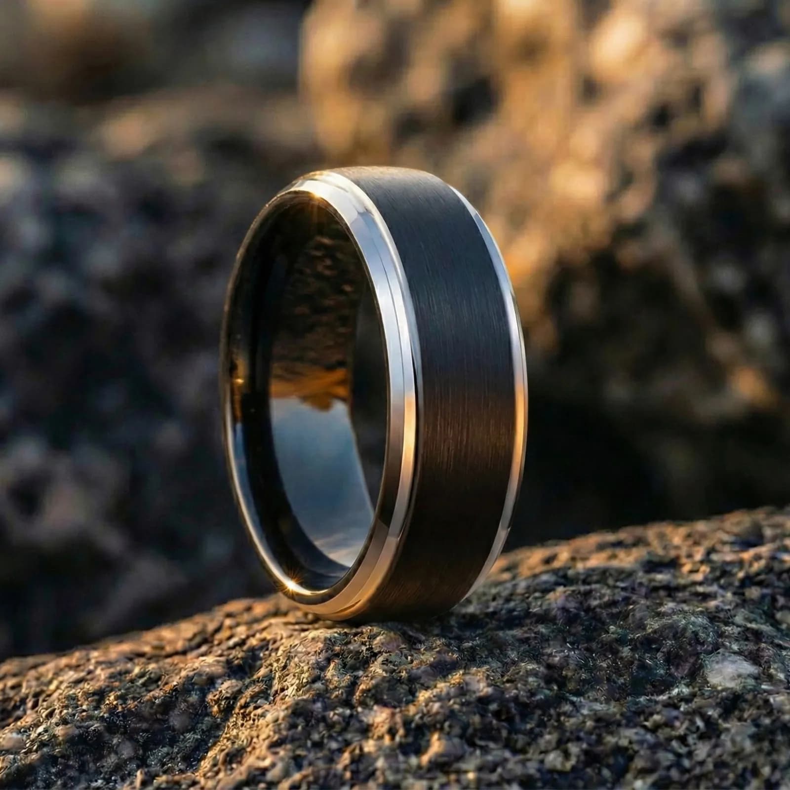 The Titan, men's tungsten carbide wedding band