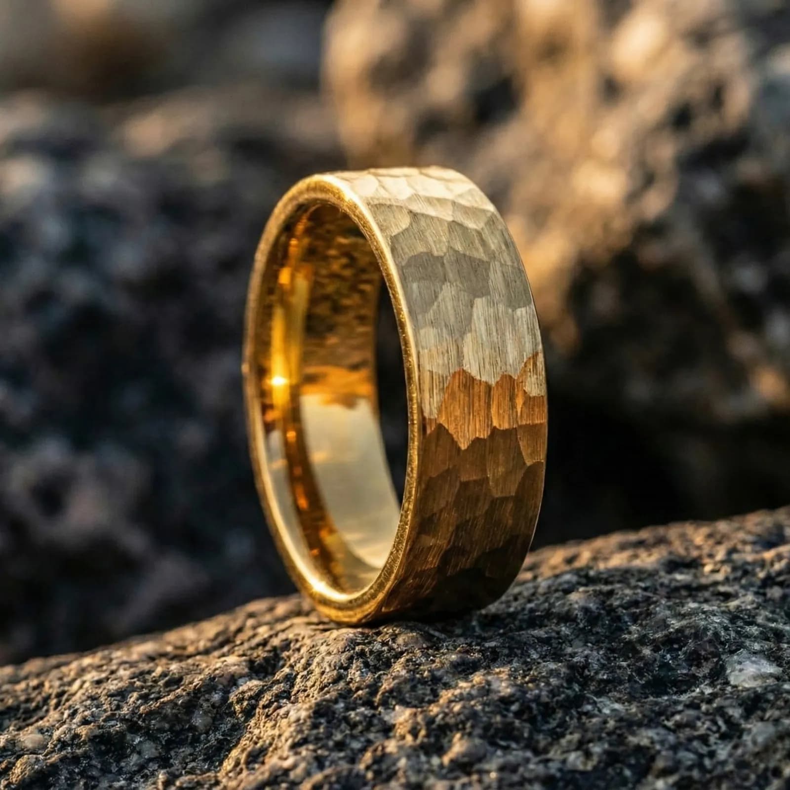 The Zenith, men's tungsten carbide wedding band